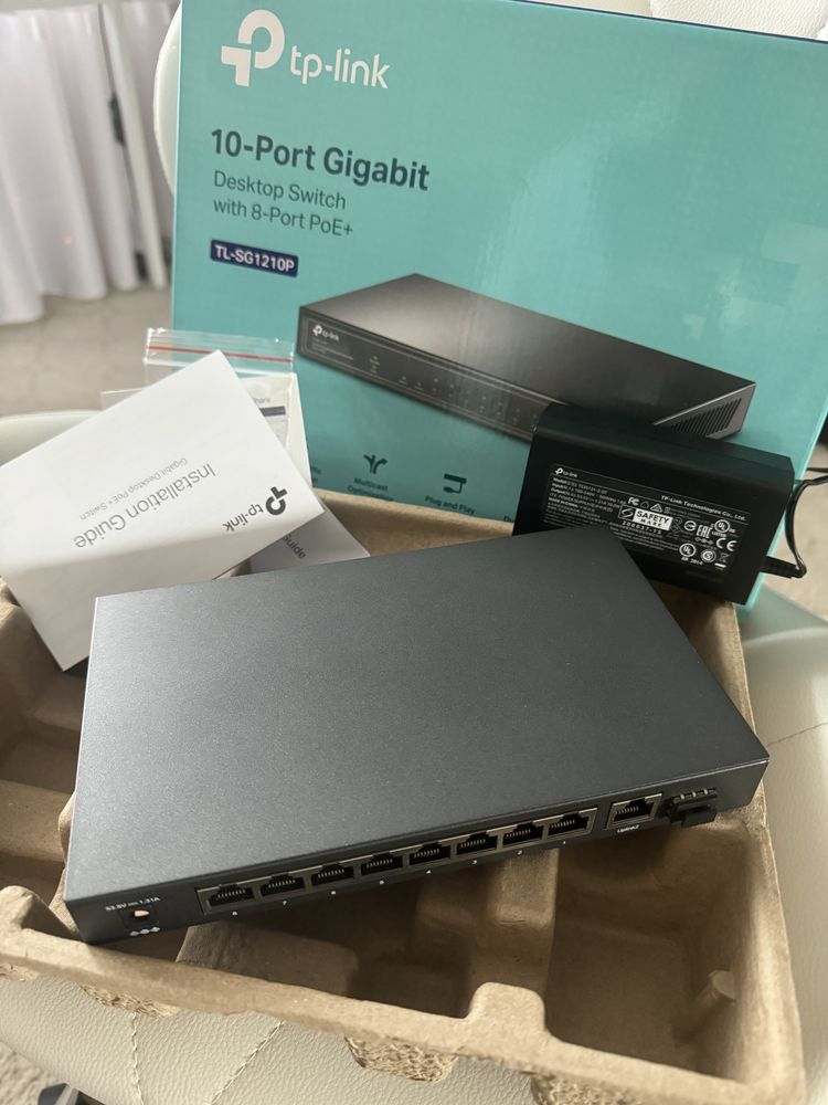 Коммутатор TP-LINK TL-SG1210P