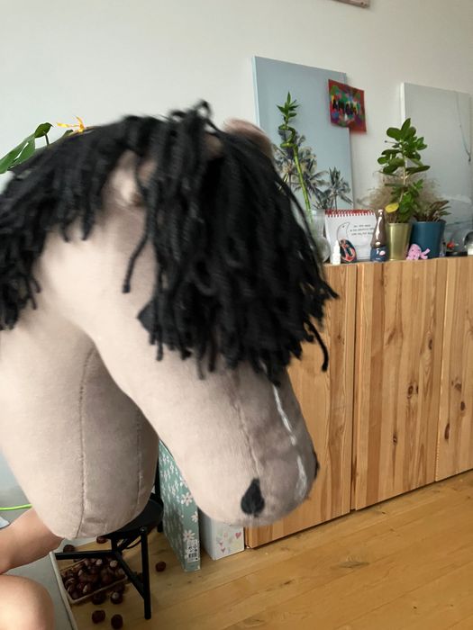 Duży koń hobby Horse, grafitowy