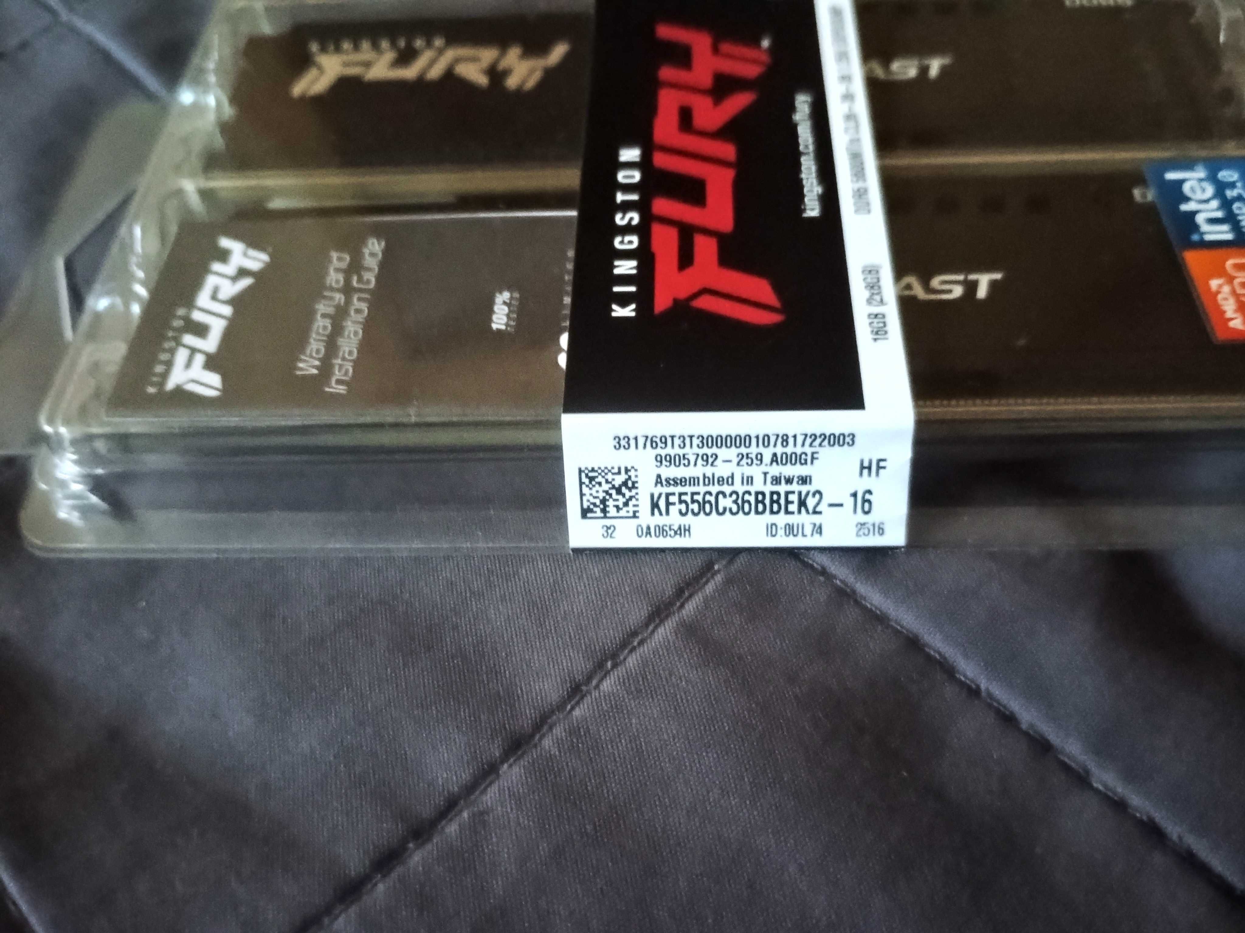 Пам'ять Kingston FURY 16 GB (2x8GB) 5600 MHz DDR5 Beast