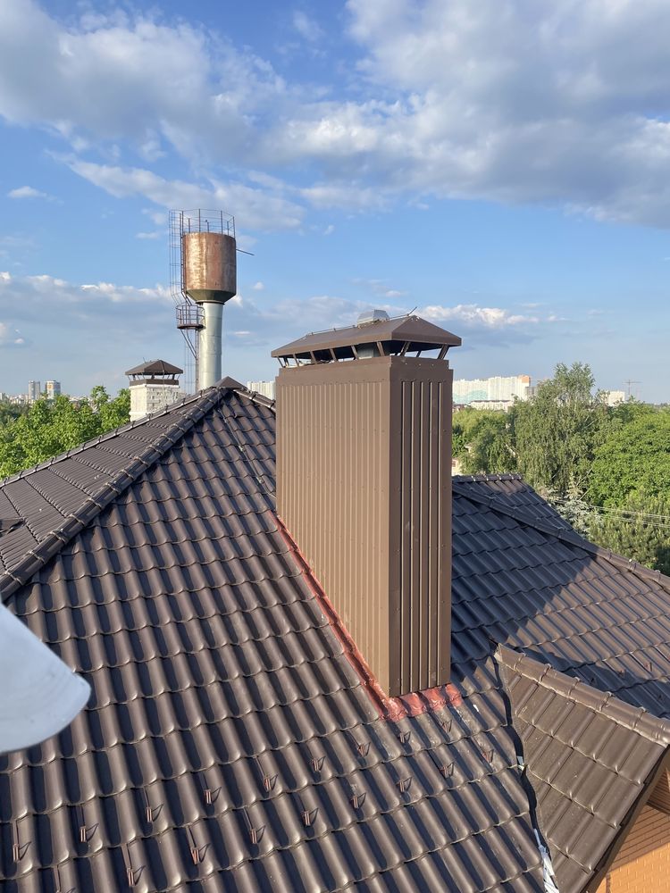 Ремонт покрівлі, димоходів, водостік,бітумна черепиця, руберойд