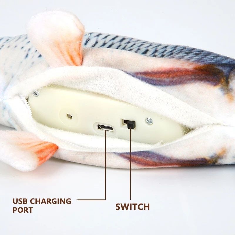 Рыбка виброхвост лосось для кошек lition аккумулятор