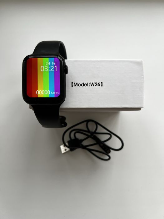 Смарт годинник Model: W26 з пульсометром і тонометром.