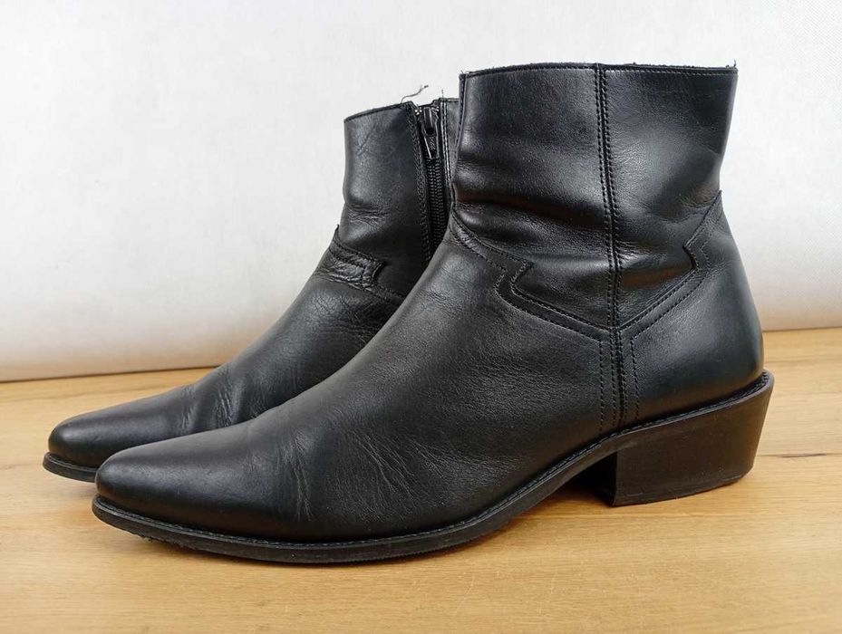 ZIGN, skóra naturalna, trzewiki, kowbojki, rozmiar 42