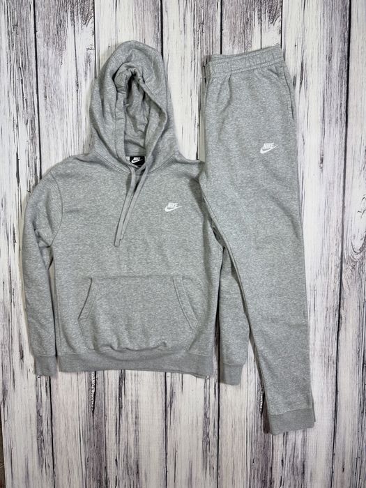 Nike спортивный флисовый костюм оригинал м размер штаны худи