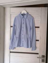 Błękitna koszula Orsay w kropki XS/S