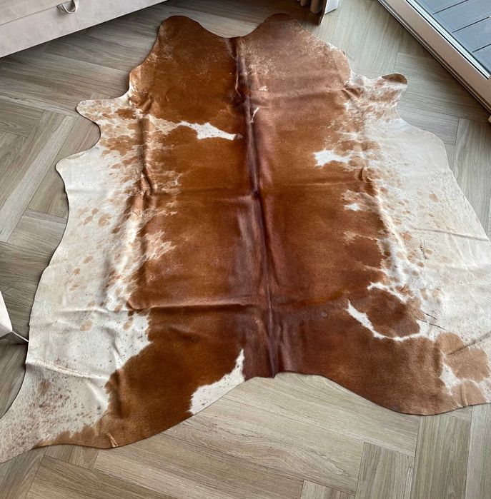 Skóry bydlęce, skóra krowia Dywan ze skóry, Dywan