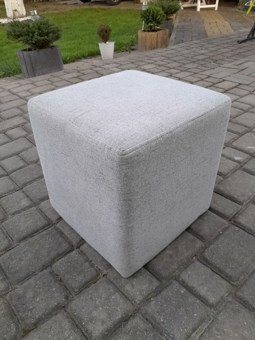 Pufa do siedzenia szara