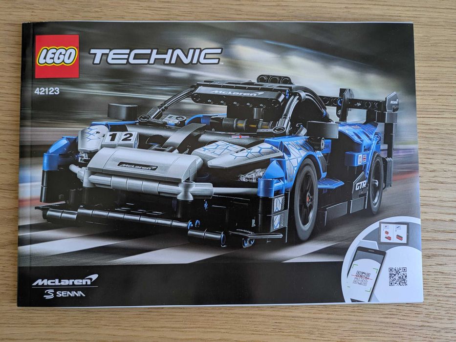 LEGO Technic 42123 McLaren Senna GTR NOWE Naklejki Komplet 100%