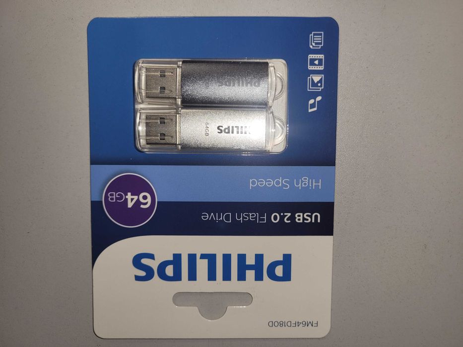 2x 64GB Pendrive Philips USB
