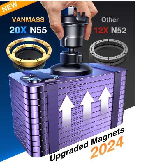 Magnetyczny uchwyt na telefon VANMASS