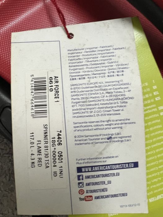 Mala de viagem Porão American Tourister