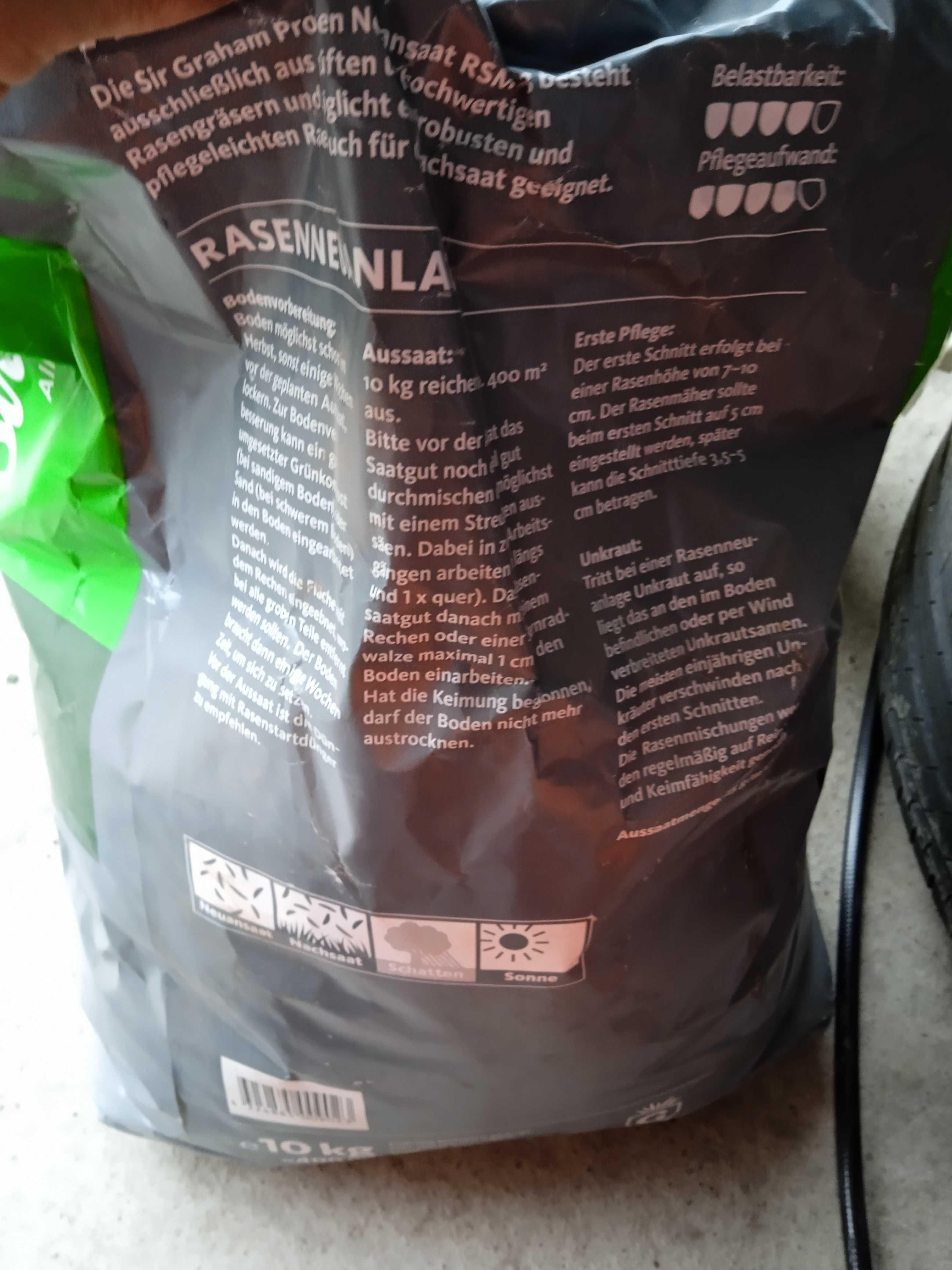 nasiona trawa 6kg. sir graham