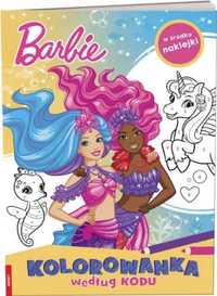 Barbie Dreamtopia Kolorowanka według kodu - praca zbiorowa