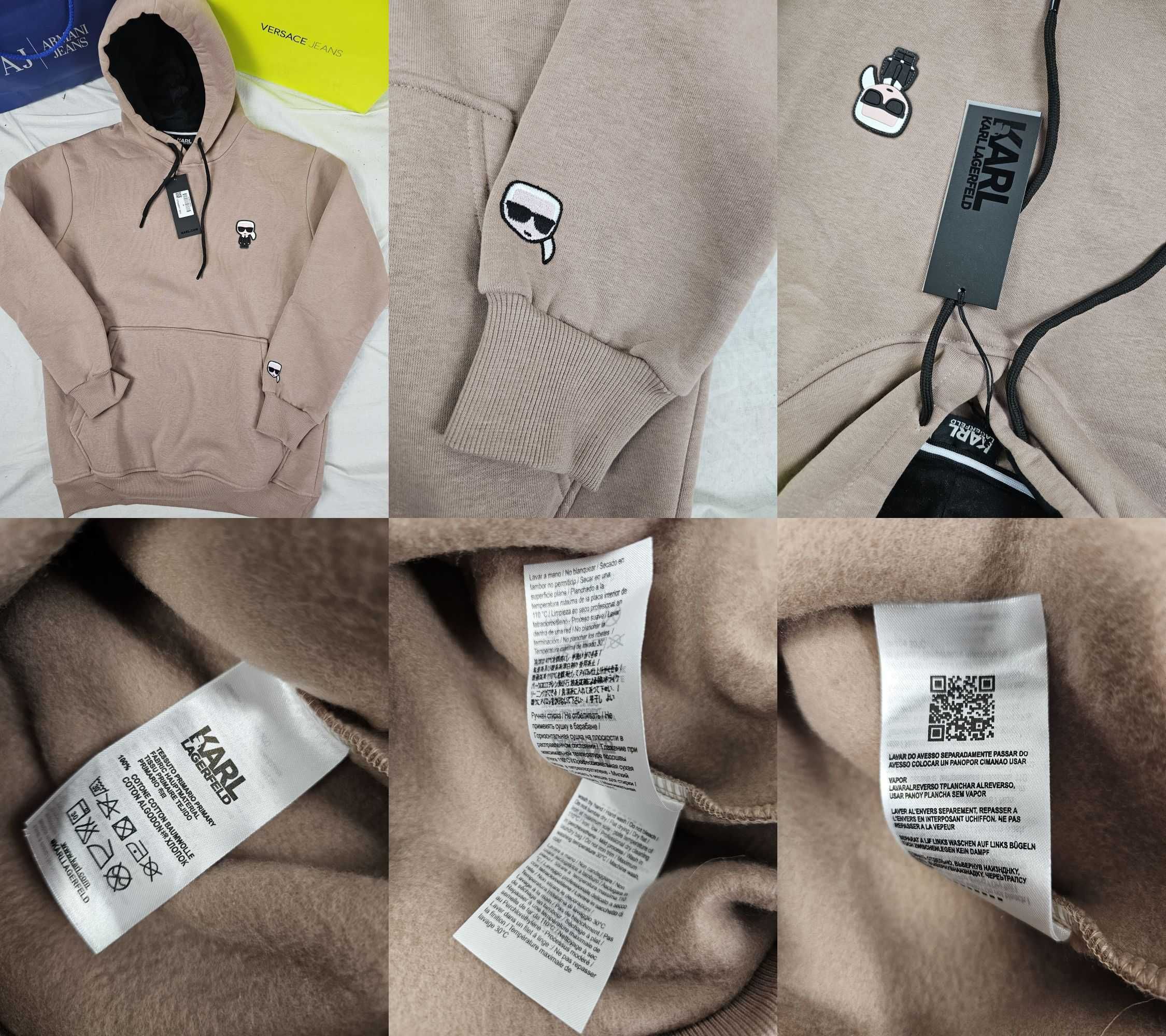 Bluza męska z kapturem Hugo Boss Karl Lagerfeld bluzy