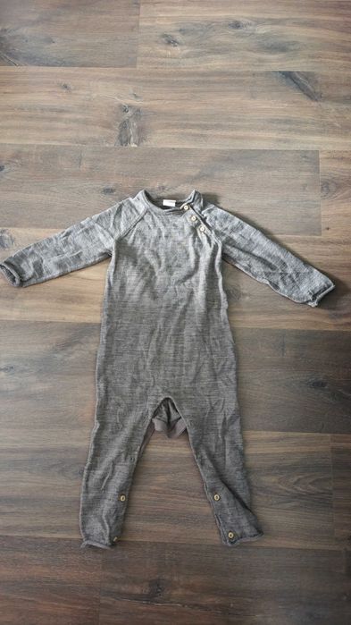 Kombinezon pajac wełniany wełna h&m 86