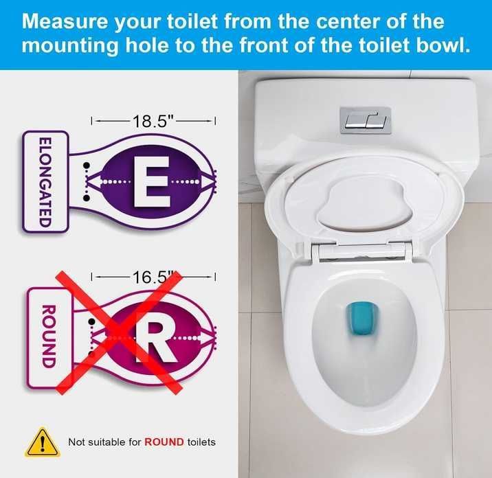 Deska Sedesowa Toaletowa WC Wolnoopadająca Rodzinna Ibergrif M41002-2