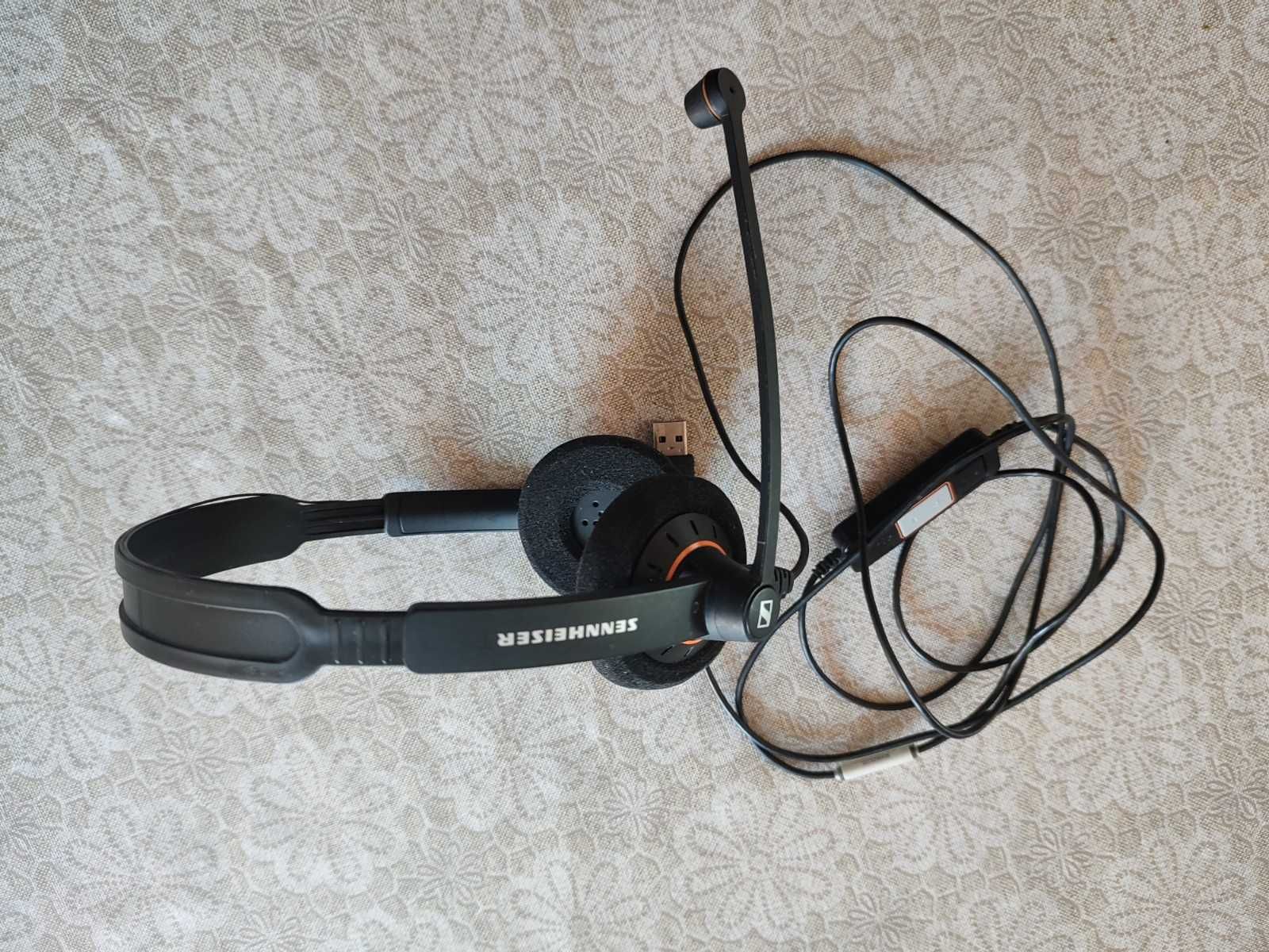 Słuchawki SENNHEISER z mikrofonem SC 60 USB ML