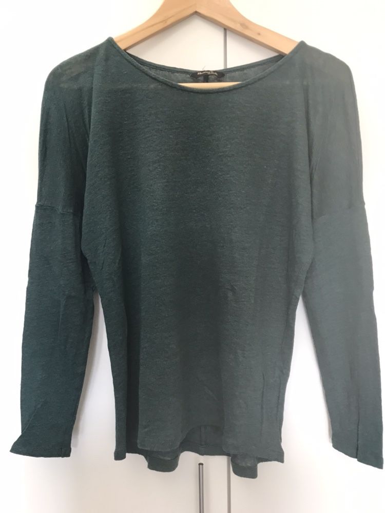 Malha de senhora verde Massimo Dutti
