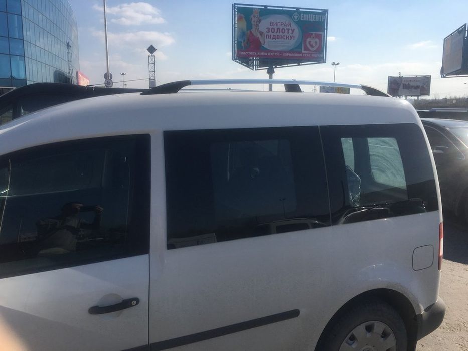 Оригінал! Дуги на дах для Кадіка. Рейлінги VW Caddy. Дзвони!