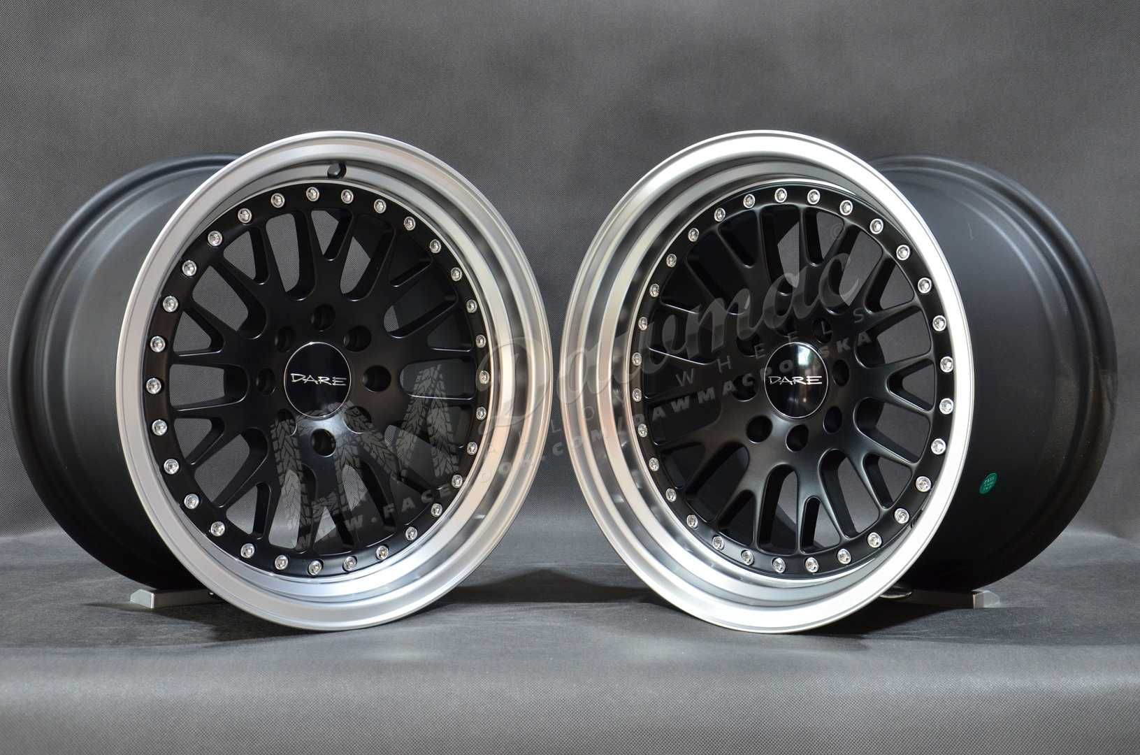 Felgi DARE Ind-27 15" 8J + 9J ET20 4x100 / 4x108 Matt Black