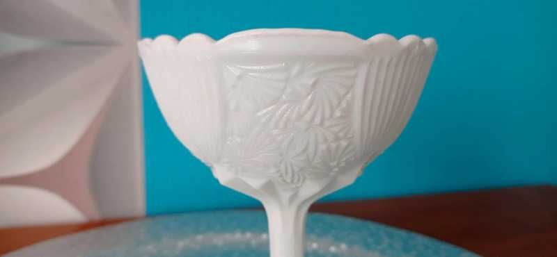 6 szt. z PRL wachlarze lattimo pucharek na nodze – HSG Ząbkowice