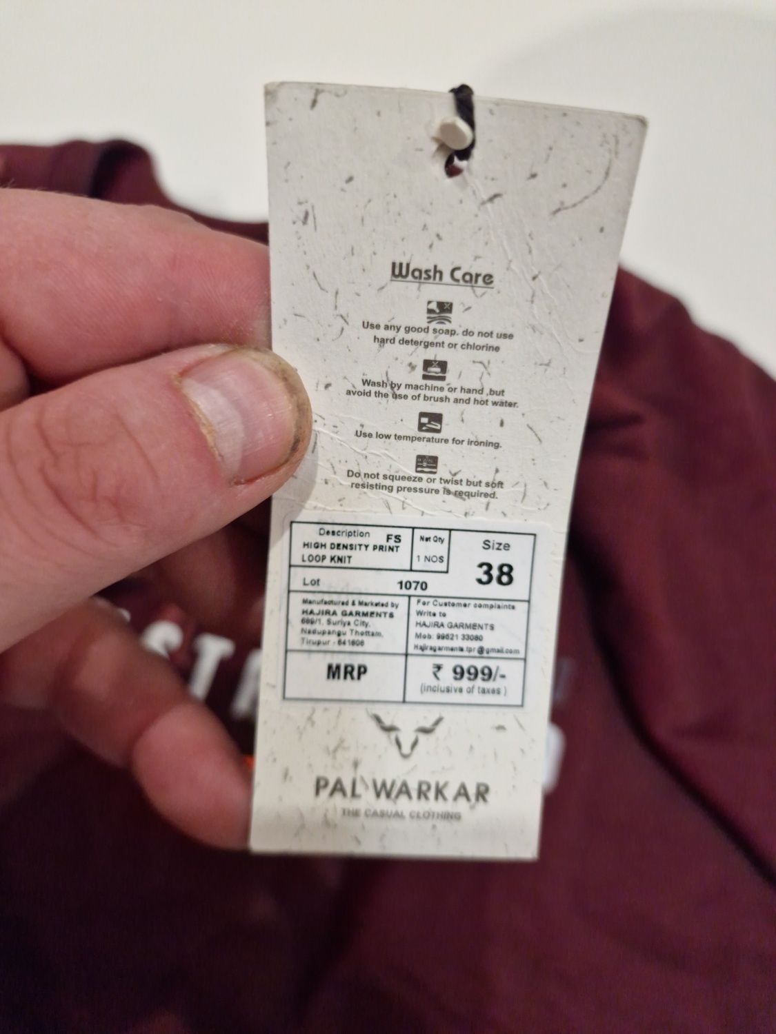 Bluza Pal Warkar dizajneraska roz,M/L,koszulka longsleeve