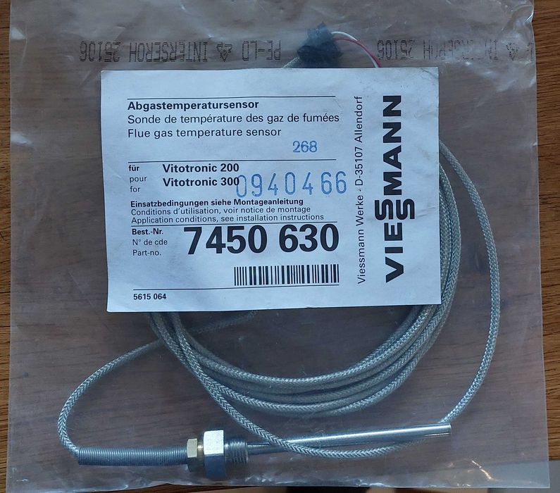 Czujnik temperatury spalin  Viessmann Vitotronic 200 Vitotronic 300