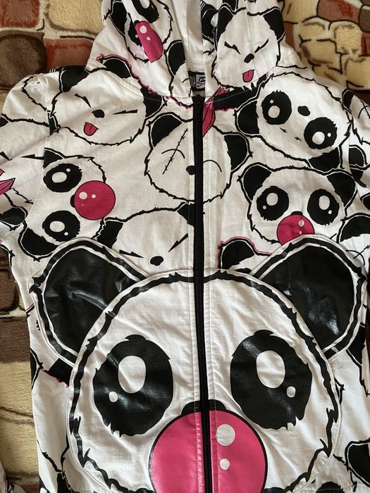 Кофта Эмо killing panda y2k зипка