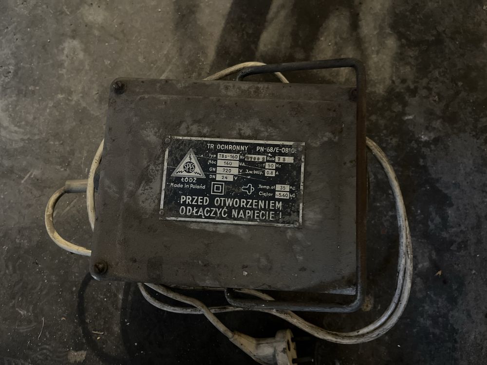 Transformator ochronny TBS-160 NR – 160 VA – 24V / 220V