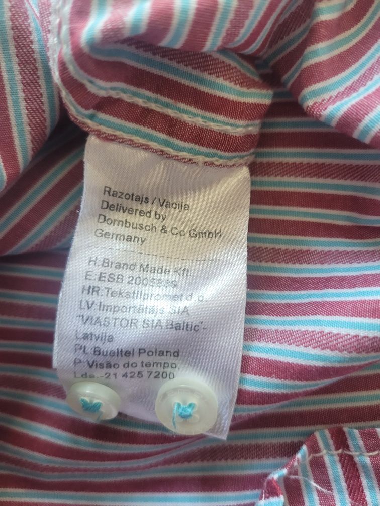 Biało czerwona koszula Camel active
