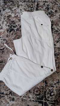 Spodnie damskie rybaczki 100 % cotton George duży rozmiar 50