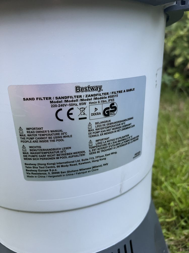 Filtr piaskowy Bestway