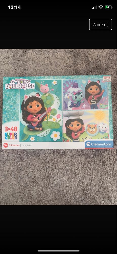 Puzzle koci domek gabi