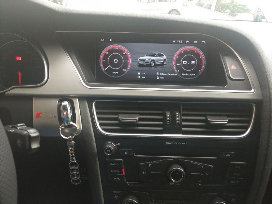 Multimédia Android 8,8" Audi A4 A5 Q5 gps usb wi-fi