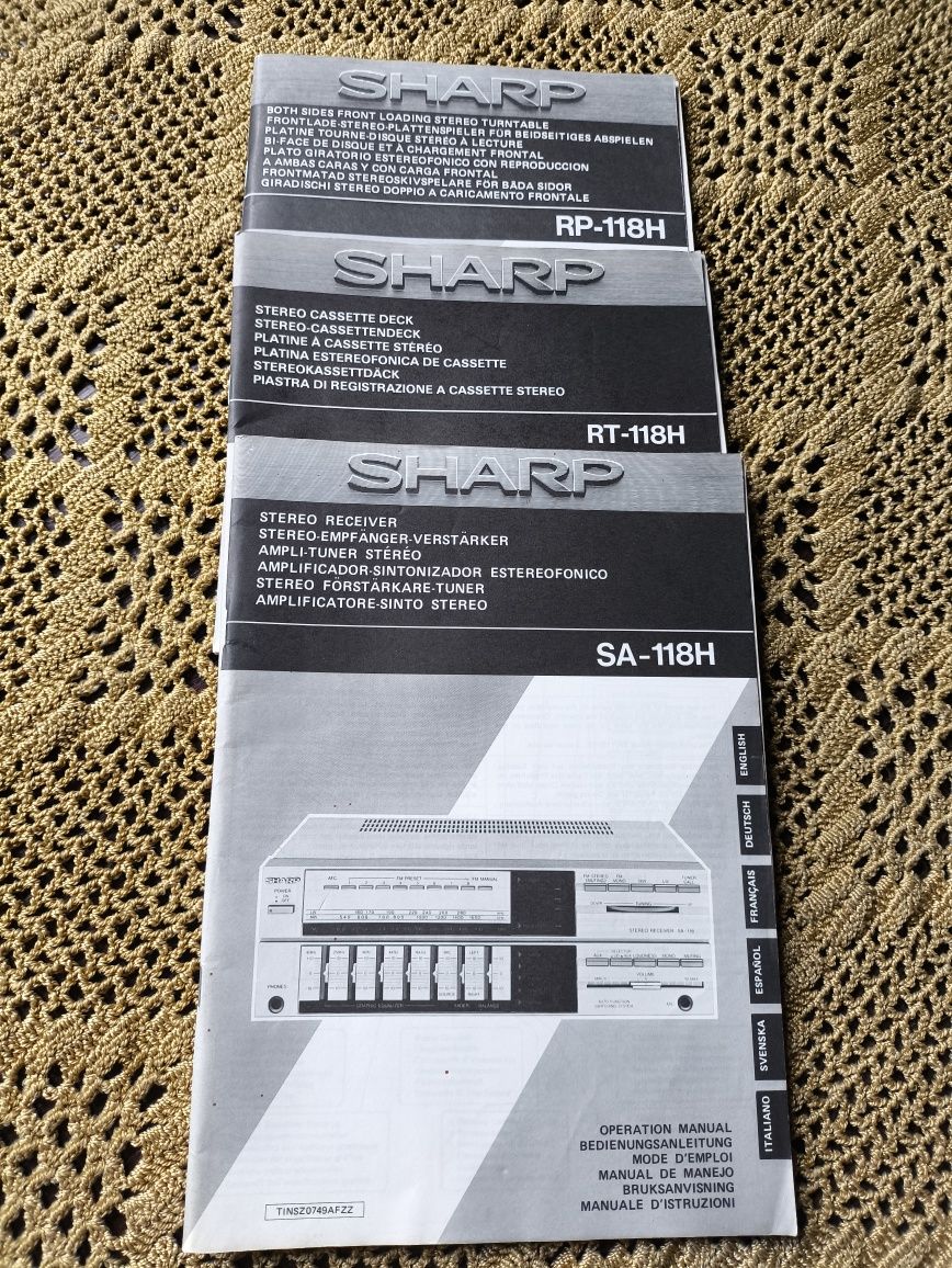 MIDI wieża Sharp 118H.