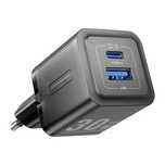 Ładowarka Vention 30W Gan Szybkie Ładowanie Usb-C I Usb-A Czarna