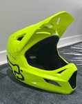 Kask rowerowy fullface fox rampage Fluo Yellow