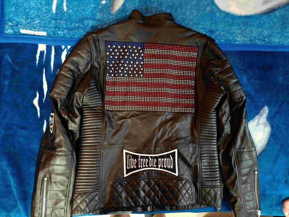 kurtka męska skóra nowa ze usa