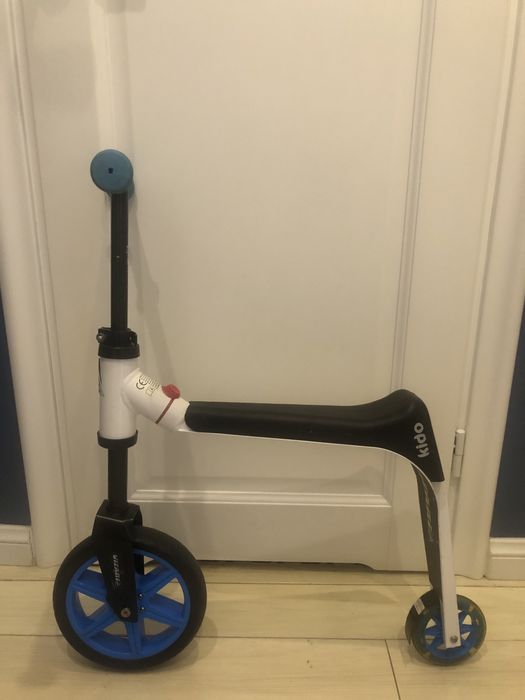 KIDO Hulajnoga Rowerek biegowy 2w1 świecące kółka