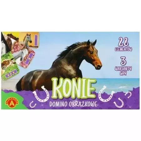 Domino obrazkowe - konie ALEX. Alexander