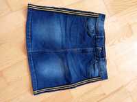 Spódnica spódniczka jeansowa z lampasami dla dziewczynki Cool Club 146