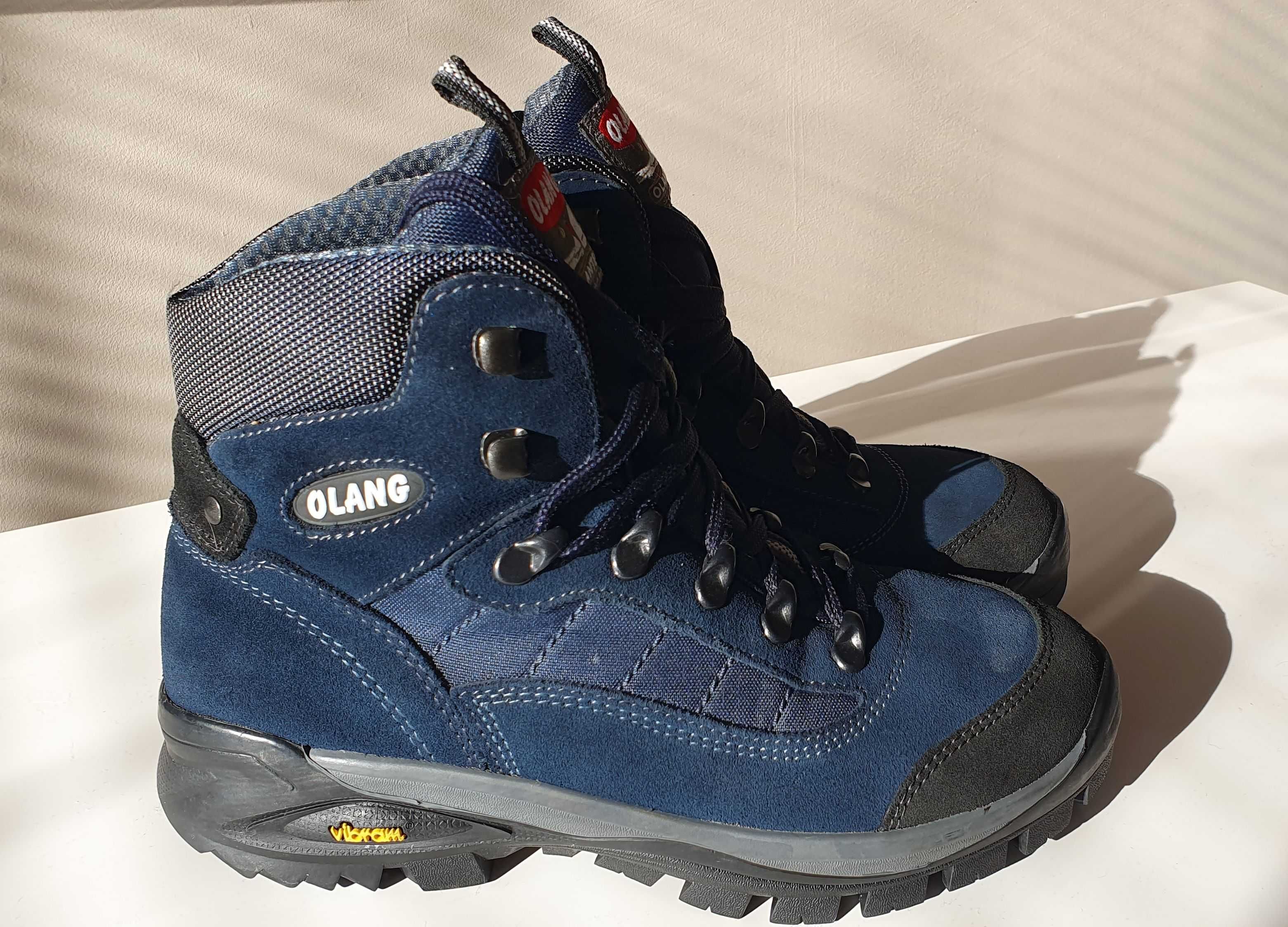 Trapery Buty trekkingowe męskie Olang Tarvisio.Tex Niebieskie rozm. 38