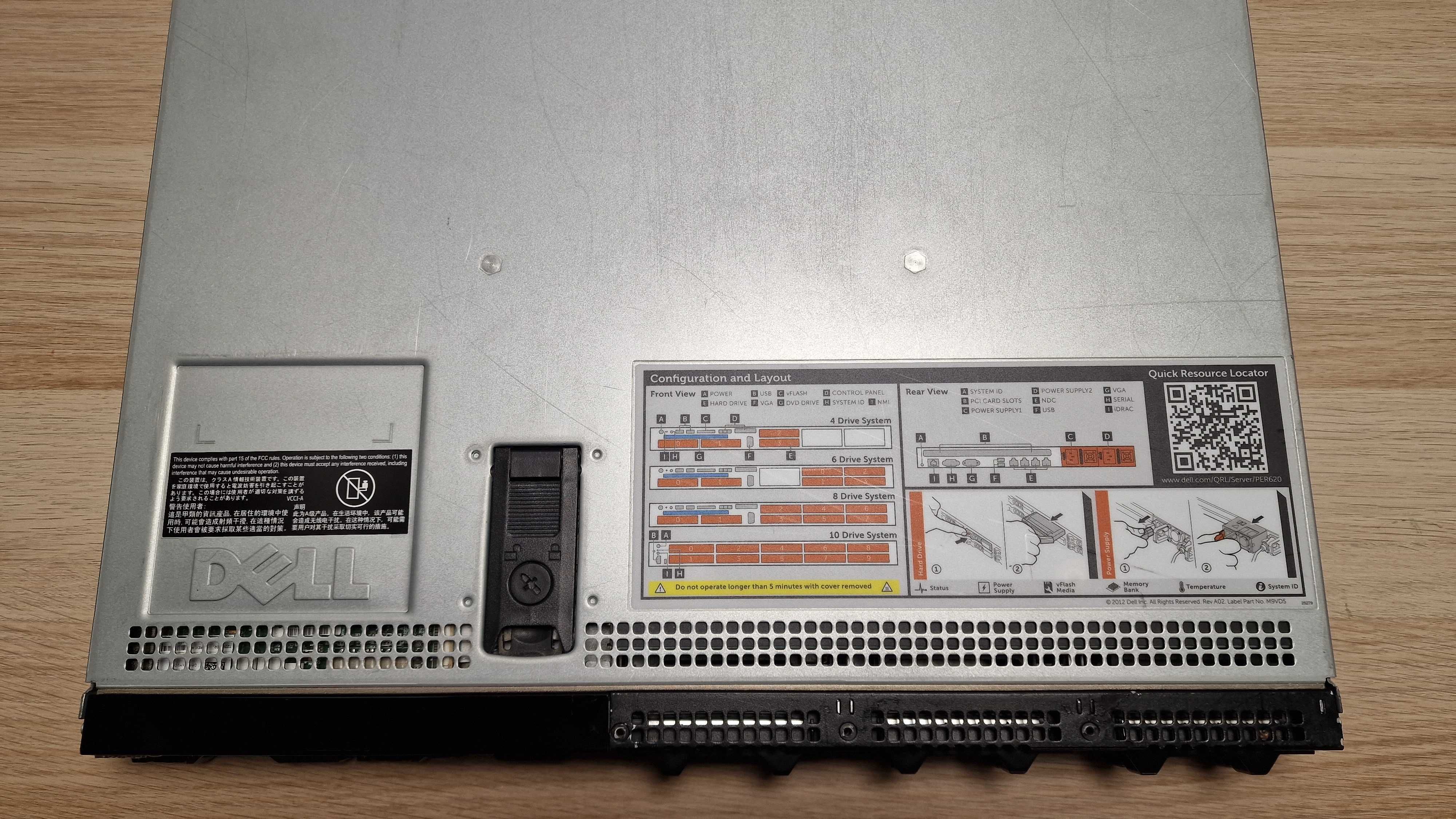 Serwer DELL R620 2x e5-2697v2 64GB H710 Idrac7 Ent 2xPSU (FV)