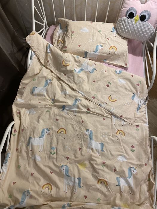 Дитяча постіль Юск, муслін пелюшка, подушка