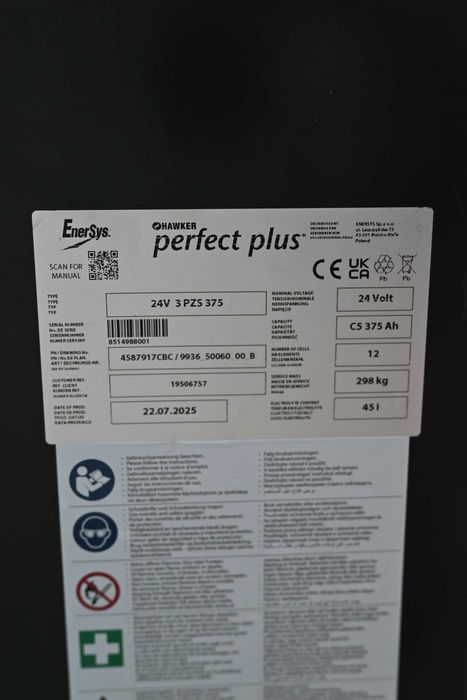 Paleciak elektryczny Linde D12 HP 210cm Nowy 1 mth Wstępne FHP 414
