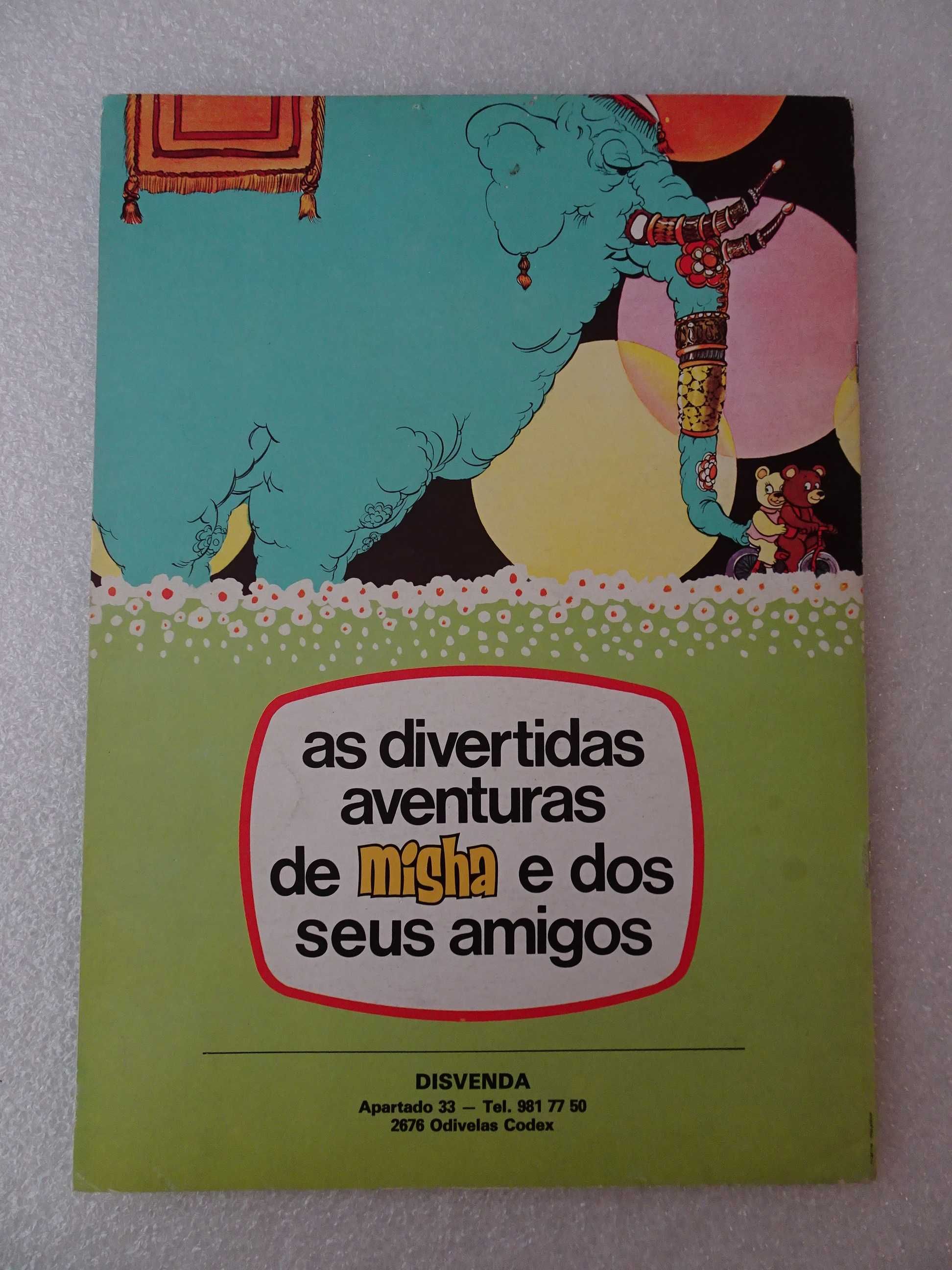 Caderneta de cromos O Pequeno Urso Misha - Disvenda (tem 16 cromos)