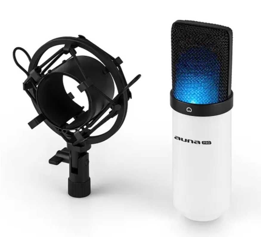 Конденсаторный микрофон AUNA MIC-900WH-LED