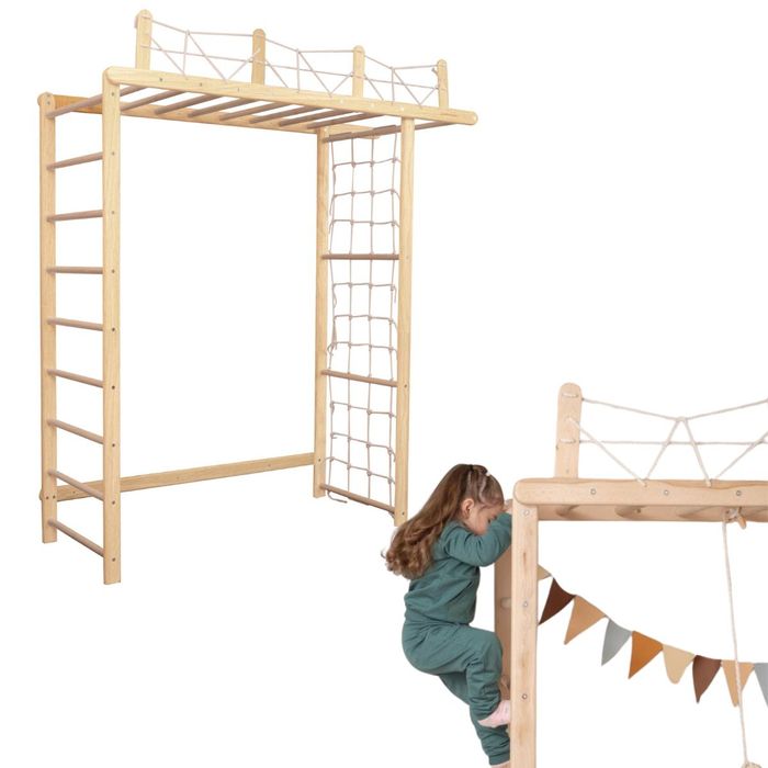 Domowy Plac Zabaw Mostek Drewniany do 8 lat