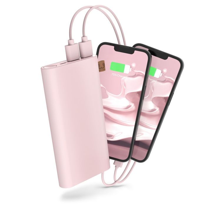 Fresh N Rebel - powerbank 18000mAh USB-C smokey pink, różowy - OUTLET