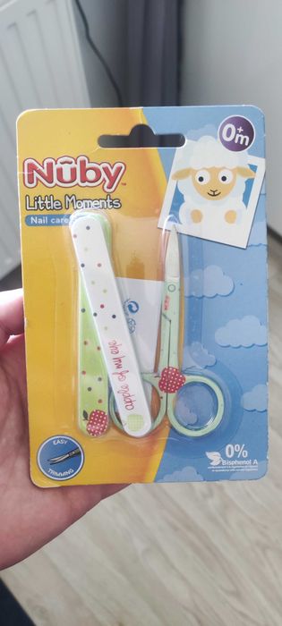 Zestaw do obcinania paznokci niemowlęcy 0+ Nuby Little Moments